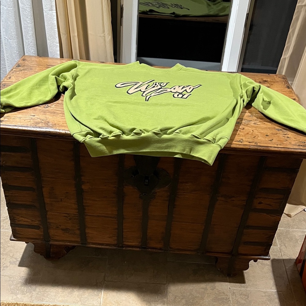 CO Green Sweatshirt with White Logo